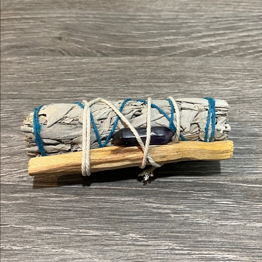 Sage and Palo Santo Bundle with Amethyst